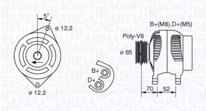 Генератор (MAGNETI MARELLI: 063321402010)