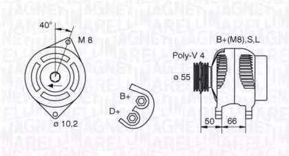 Генератор (MAGNETI MARELLI: 063321607010)