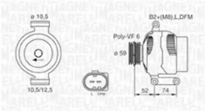 Генератор (MAGNETI MARELLI: 063730003010)