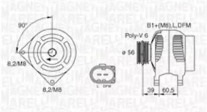 Генератор (MAGNETI MARELLI: 063730004010)