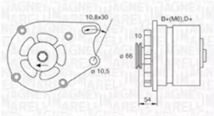 Генератор (MAGNETI MARELLI: 063730013010)