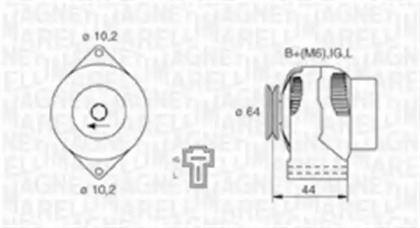 Генератор (MAGNETI MARELLI: 063730019010)