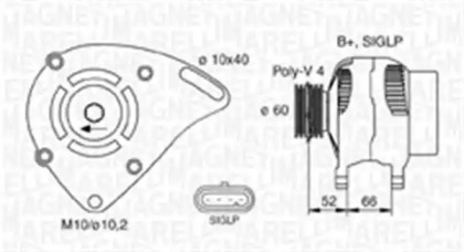 Генератор (MAGNETI MARELLI: 063730022010)