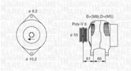 Генератор (MAGNETI MARELLI: 063730023010)