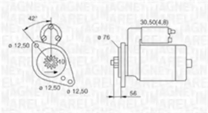 Стартер (MAGNETI MARELLI: 063720004010)