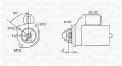 Стартер (MAGNETI MARELLI: 063720007010)