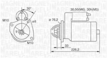 Стартер (MAGNETI MARELLI: 063720011010)