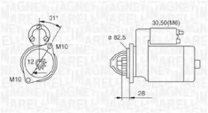 Стартер (MAGNETI MARELLI: 063720017010)