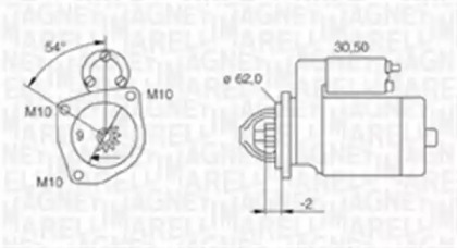 Стартер (MAGNETI MARELLI: 063720027010)