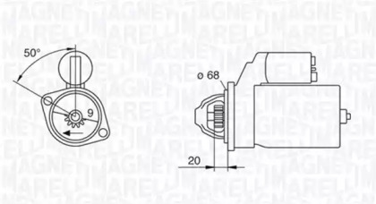 Стартер (MAGNETI MARELLI: 063226801010)