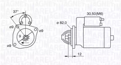 Стартер (MAGNETI MARELLI: 063521082040)