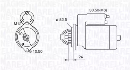 Стартер (MAGNETI MARELLI: 063521090680)