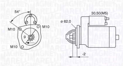 Стартер (MAGNETI MARELLI: 063521070630)