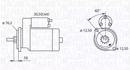 Стартер (MAGNETI MARELLI: 063521070220)