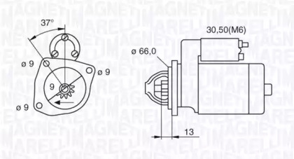 Стартер (MAGNETI MARELLI: 063521070660)