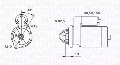 Стартер (MAGNETI MARELLI: 063521070680)