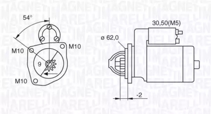 Стартер (MAGNETI MARELLI: 063521081760)