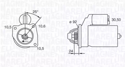 Стартер (MAGNETI MARELLI: 063227501010)