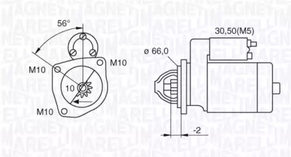 Стартер (MAGNETI MARELLI: 063521084000)