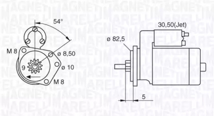 Стартер (MAGNETI MARELLI: 063521120440)