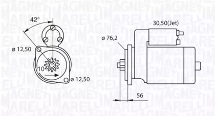 Стартер (MAGNETI MARELLI: 063521210260)