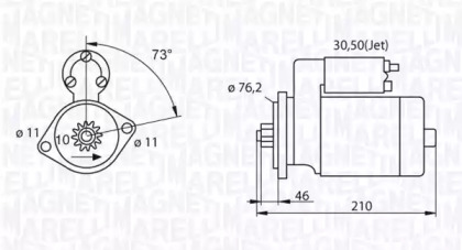 Стартер (MAGNETI MARELLI: 063521214120)