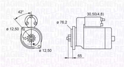 Стартер (MAGNETI MARELLI: 063521230140)