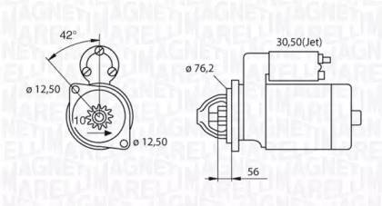 Стартер (MAGNETI MARELLI: 063720012010)