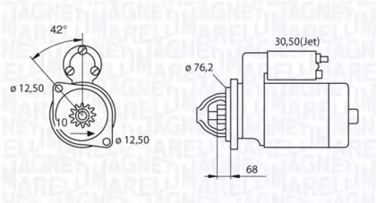 Стартер (MAGNETI MARELLI: 063521250480)