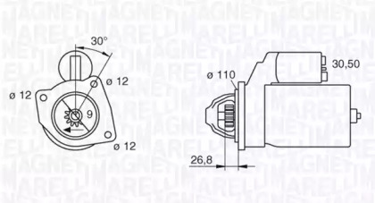 Стартер (MAGNETI MARELLI: 063216896010)