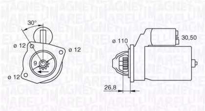 Стартер (MAGNETI MARELLI: 063217154010)