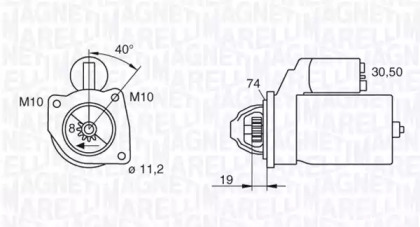 Стартер (MAGNETI MARELLI: 063522606010)