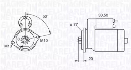 Стартер (MAGNETI MARELLI: 063522617010)