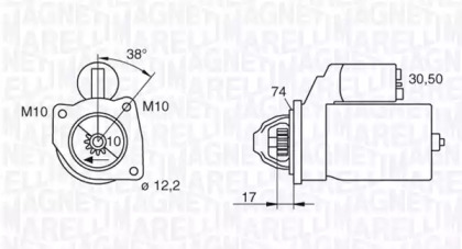 Стартер (MAGNETI MARELLI: 063522625010)