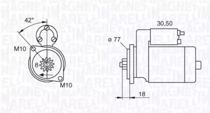 Стартер (MAGNETI MARELLI: 063522626010)