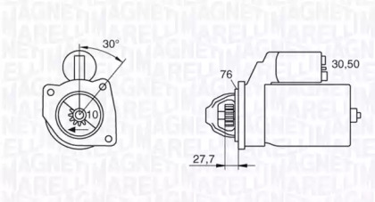 Стартер (MAGNETI MARELLI: 063280014010)