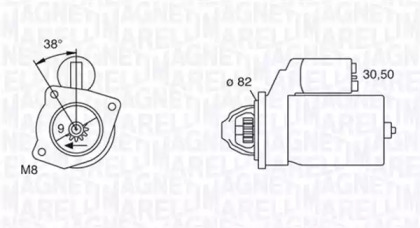 Стартер (MAGNETI MARELLI: 063114014010)