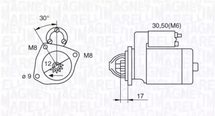 Стартер (MAGNETI MARELLI: 063280021010)