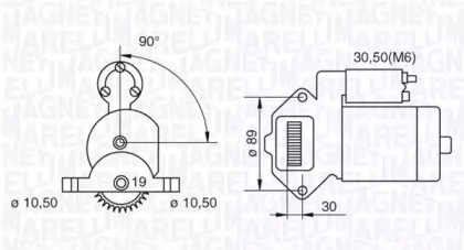 Стартер (MAGNETI MARELLI: 063280022010)