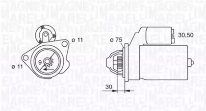 Стартер (MAGNETI MARELLI: 063720022010)