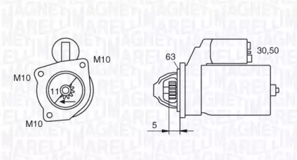 Стартер (MAGNETI MARELLI: 063280036010)