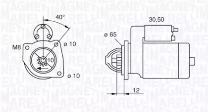 Стартер (MAGNETI MARELLI: 063280062010)