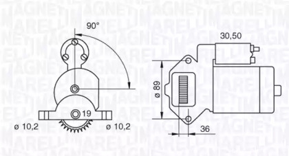 Стартер (MAGNETI MARELLI: 063187051010)