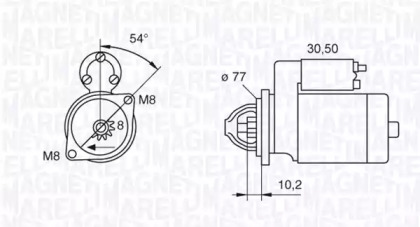 Стартер (MAGNETI MARELLI: 063280902010)