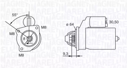 Стартер (MAGNETI MARELLI: 063103022010)