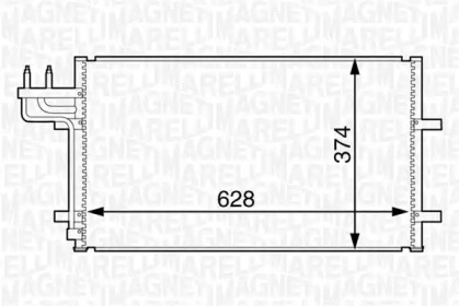 Конденсатор (MAGNETI MARELLI: 350203601000)