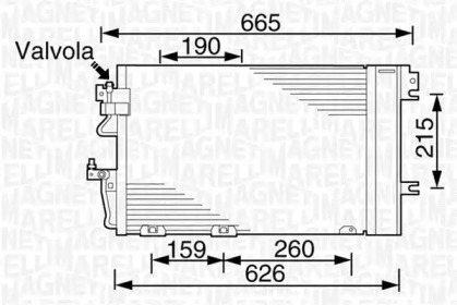 Конденсатор (MAGNETI MARELLI: 350203257000)