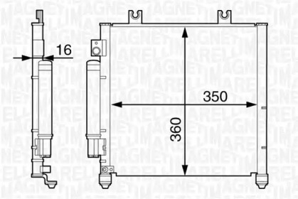 Конденсатор (MAGNETI MARELLI: 350203357000)