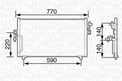 Конденсатор (MAGNETI MARELLI: 350203481000)