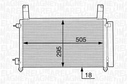 Конденсатор (MAGNETI MARELLI: 350203604000)